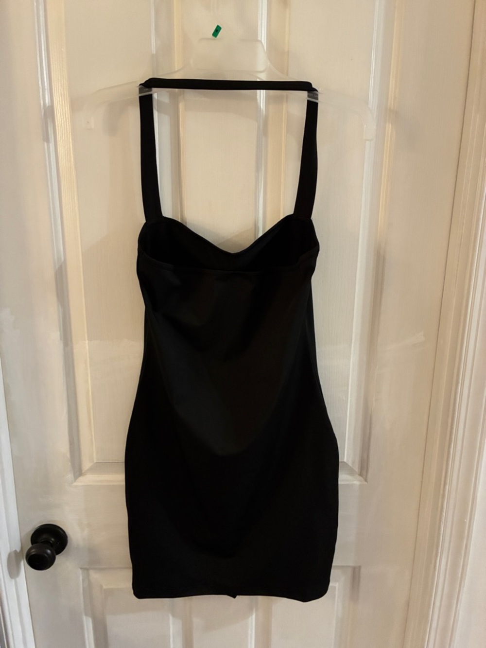 Shein Black Strappy Mini Dress - Classic Women's Dress - Picture 4 of 6